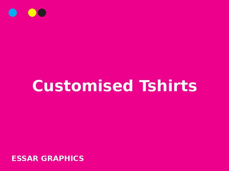 Customised Tshirts printing